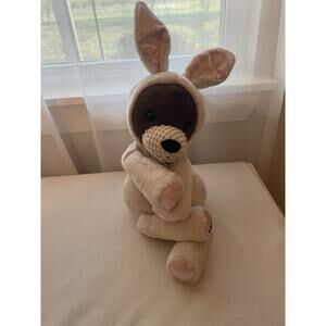 Sentsy Buddy Bear Rabbit Costume Long John PJ Plush No Scent Bag Easter Bunny